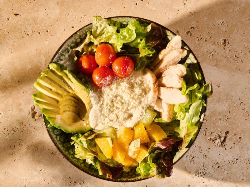 ensalada de pollo italiana