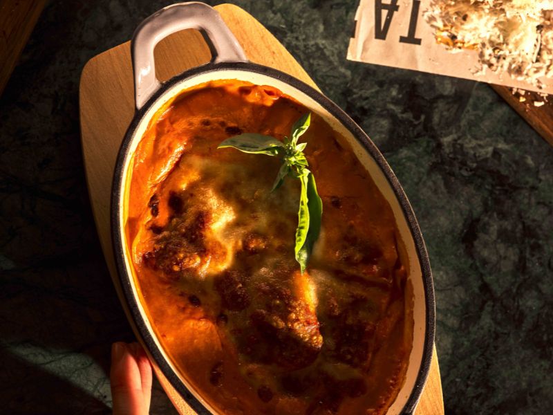 plato de pasta fresca